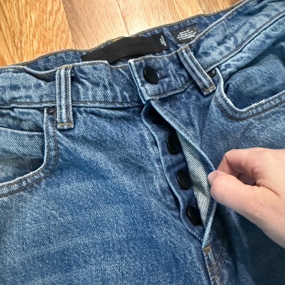 Alexander Wang Boyfriend 003 indigo Jeans Size 24 | Button Fly | Made in USA - Picture 6 of 8